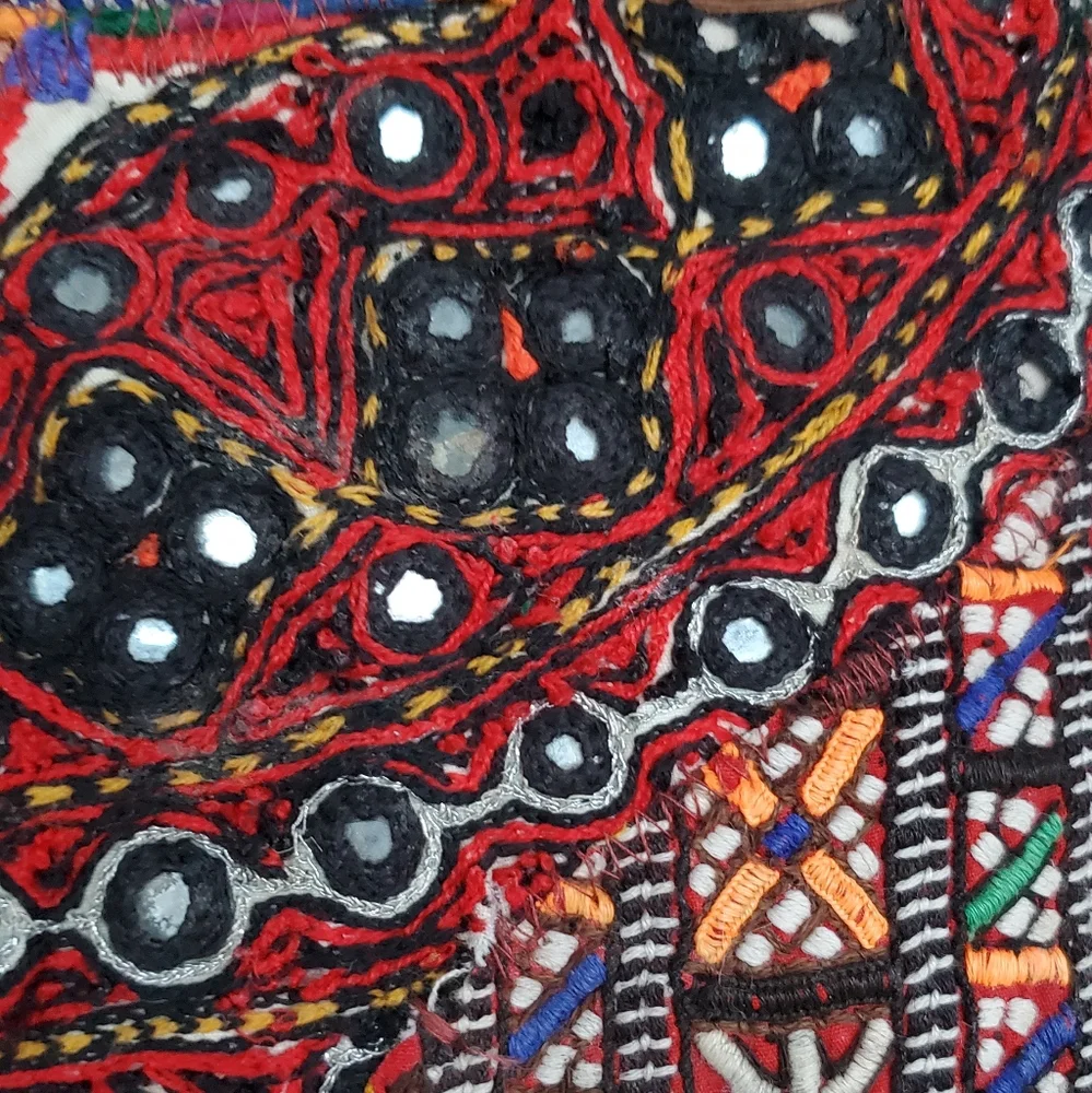 artisan banjara Zari Ethnic handmade Embroidered Repurposed Patchwork bag